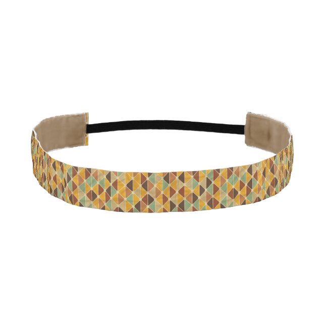 Cinta Para La Cabeza Modelo geométrico retro 3 (Anverso)