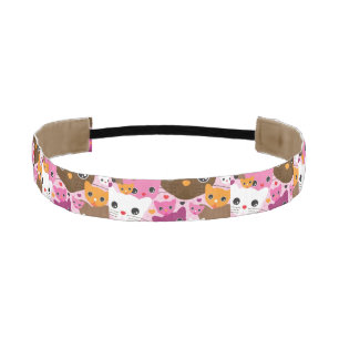 Cinta Para La Cabeza modelo lindo del fondo del gato del gatito