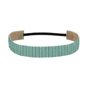 Cinta Para La Cabeza Modelo verde azulado ornamental