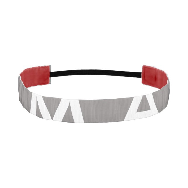 Cinta Para La Cabeza Monograma simple añada su letra de nombre man mini (Anverso)