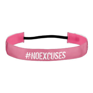 Cinta Para La Cabeza Motivacional #NOEXCUSES Fitness No Excusas