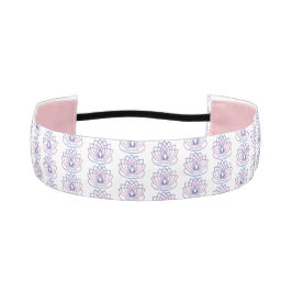 Cinta Para La Cabeza Namaste Purple and Pink Lotus Flower