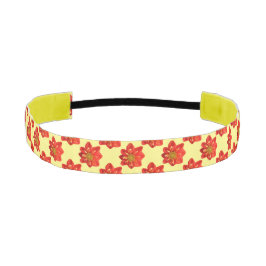 Cinta Para La Cabeza Naranja Jardín Botánico Flor Dahlia