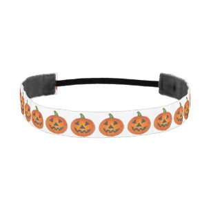 Cinta Para La Cabeza Naranja negro Halloween Jack o Lantern Pumpkin