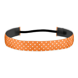 Cinta Para La Cabeza Naranja Polka Dots Headband