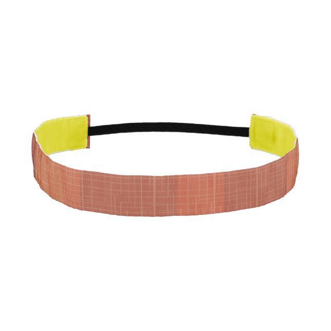 Cinta Para La Cabeza Naranja Rústico Otoño Otoño Tartán Wrapping P (Anverso)