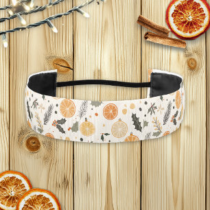 Cinta Para La Cabeza Navidades de bonito y Naranja