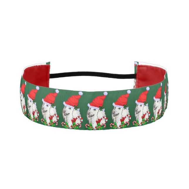 Cinta Para La Cabeza Navidades de Cute Poodle (Anverso)