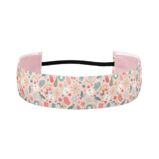 Cinta Para La Cabeza Navidades Retro Pastel