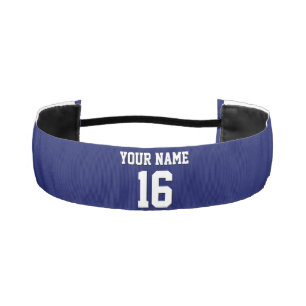 Cinta Para La Cabeza Navy Blue Sports Jersey