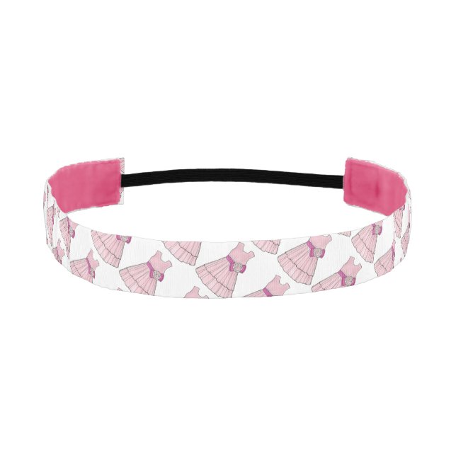 Cinta Para La Cabeza Niña de flores Novia Concurso Rosa Vestido Cabeza (Anverso)