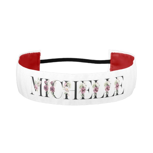 Cinta Para La Cabeza Nombre Michelle. (Anverso)