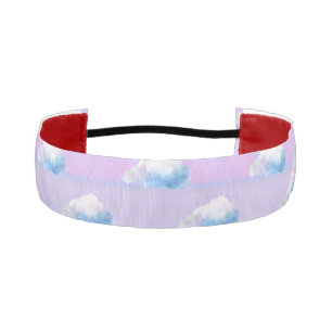 Cinta Para La Cabeza Nube 9 Nublado Púrpura y Azul