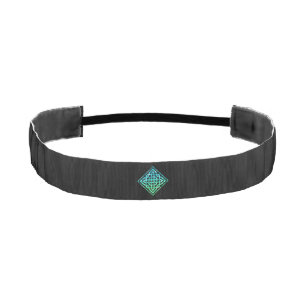 Cinta Para La Cabeza Nudo Celta - Verde Azul Diamante