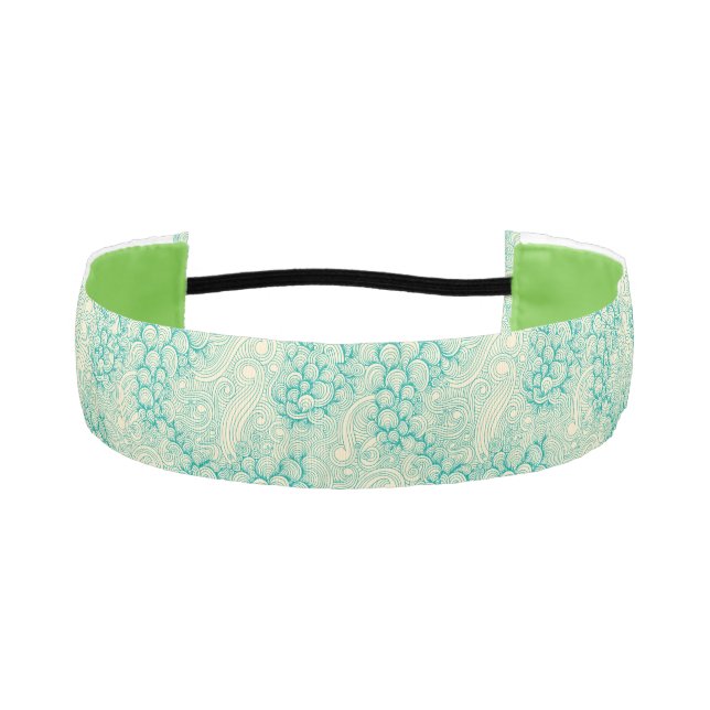 Cinta Para La Cabeza Ocean Shells Sea Waves Abstract Vintage Pattern (Anverso)