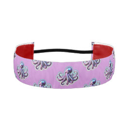 Cinta Para La Cabeza Octopus púrpura