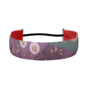 Cinta Para La Cabeza Origami Chintz (L) Dusty Purple Brown Green