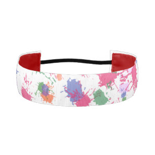 Cinta Para La Cabeza Paint Splatt Headbands