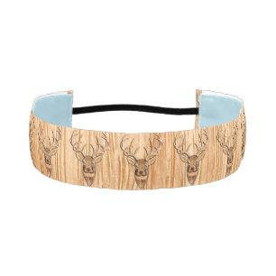Cinta Para La Cabeza Pantalla de estilo Grain de madera de la cabeza de
