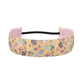 Cinta Para La Cabeza Parar y oler el amarillo del caracol de fresas