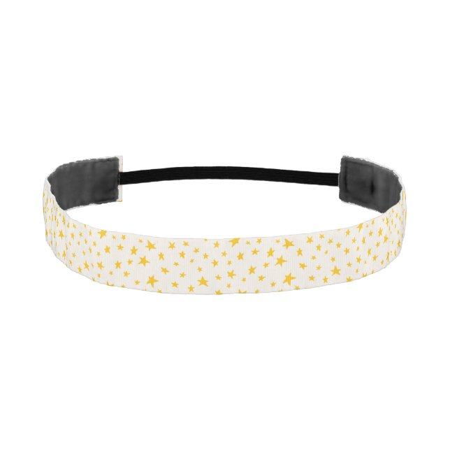 Cinta Para La Cabeza Pastel Christmas twinkle stars golden yellow (Anverso)