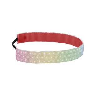 Cinta Para La Cabeza Pastel de arcoiris tradicional japonés de Asanoha