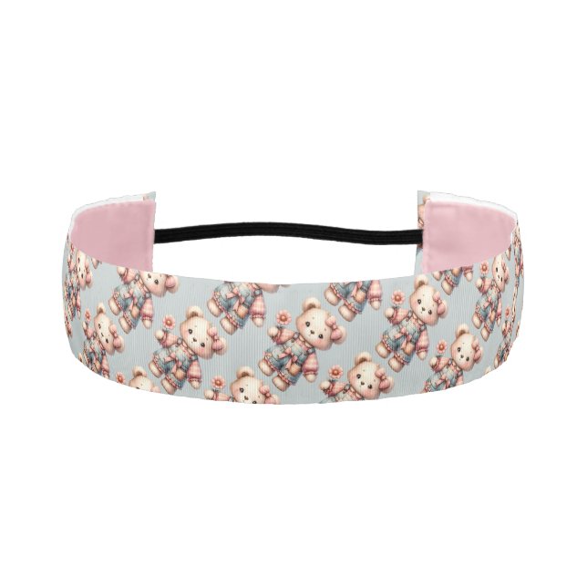 Cinta Para La Cabeza Pastel Teddy Bear portando pantalones de vestir de (Anverso)