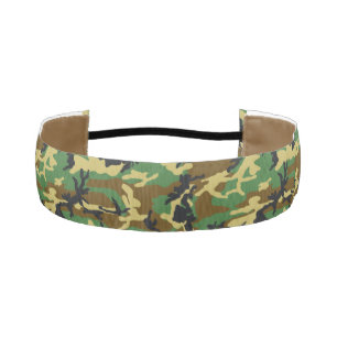 Cinta Para La Cabeza Patrón Camo de bosque