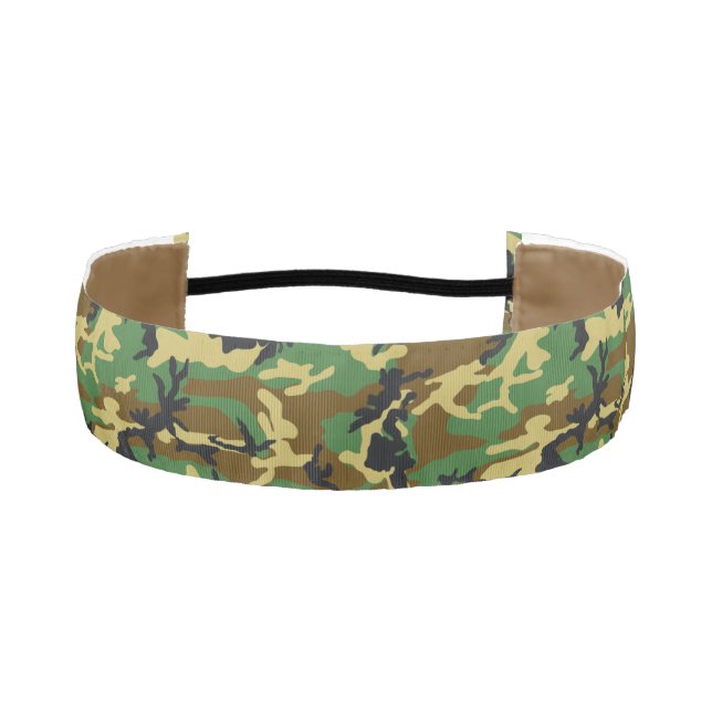 Cinta Para La Cabeza Patrón Camo de bosque (Anverso)