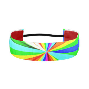 Cinta Para La Cabeza Patrón colorido de los Hues vibrantes que cautivan