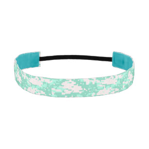 Cinta Para La Cabeza Patrón de cámara digital Spearmint