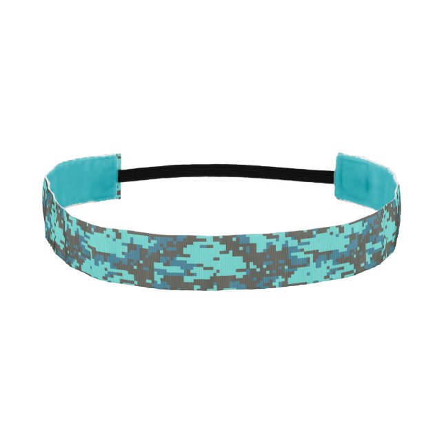 Cinta Para La Cabeza Patrón de camo digital Blues (Anverso)
