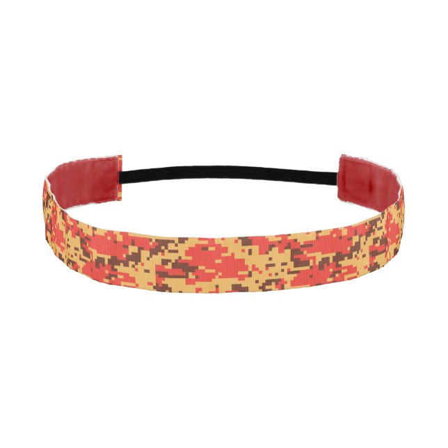 Cinta Para La Cabeza Patrón de camo digital otoño (Anverso)