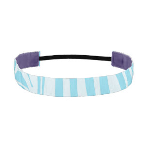 Cinta Para La Cabeza Patrón de cebra azul