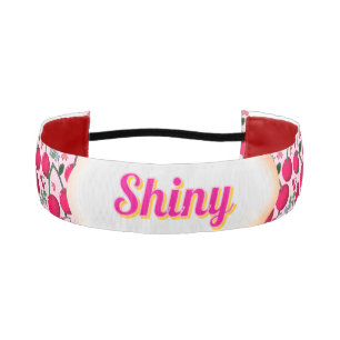 Cinta Para La Cabeza Patrón de cereza lindo personalizado