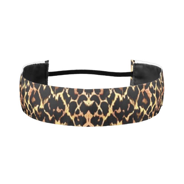 Cinta Para La Cabeza Patrón de Cheetah (Anverso)