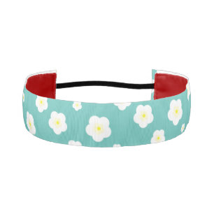 Cinta Para La Cabeza Patrón de flor de margarita en gradiente de verano