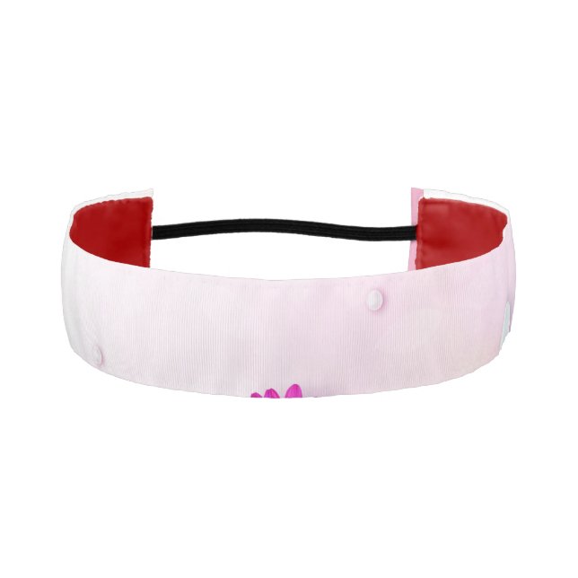 Cinta Para La Cabeza Patrón de flores 7 (Anverso)