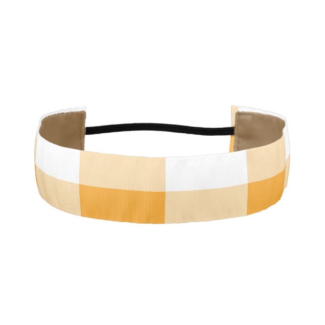 Cinta Para La Cabeza Patrón de Gingham (Anverso)