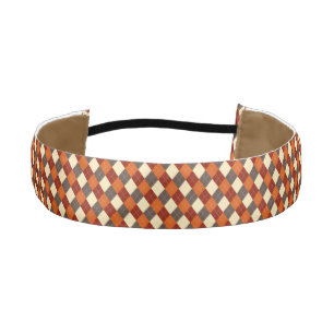 Cinta Para La Cabeza Patrón de Gingham otoño/otoño