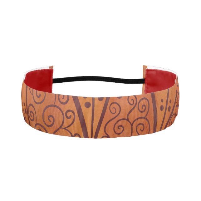 Cinta Para La Cabeza Patrón de girasol abstracto (Anverso)
