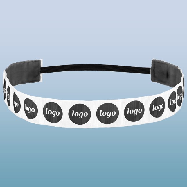 Cinta Para La Cabeza Patrón de logotipo simple promoción comercial (Simple logo pattern business branding promotional athletic headband)