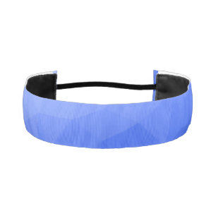 Cinta Para La Cabeza Patrón de malla geométrica de gradiente azul oscur