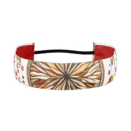 Cinta Para La Cabeza Patrón de Mandala de otoño