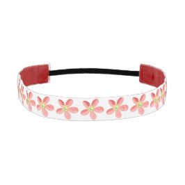 Cinta Para La Cabeza Patrón de margarita rosa lindo bonito