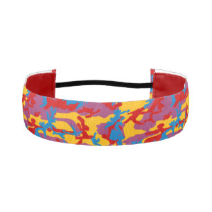 Cinta Para La Cabeza Patrón de movimiento negrita