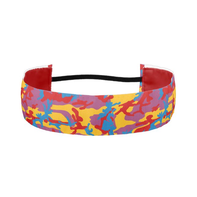 Cinta Para La Cabeza Patrón de movimiento negrita (Anverso)