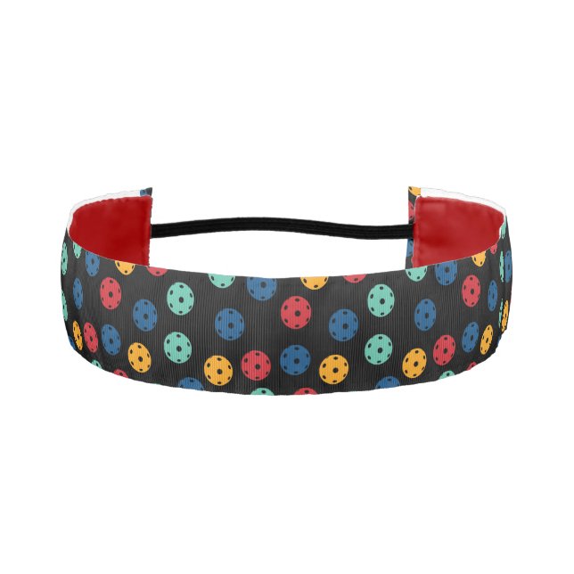 Cinta Para La Cabeza Patrón de pelota de pelota de pelotas de leñolio (Anverso)