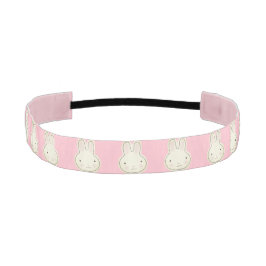 Cinta Para La Cabeza Patrón de personalizado de conejito rosado de Pasc