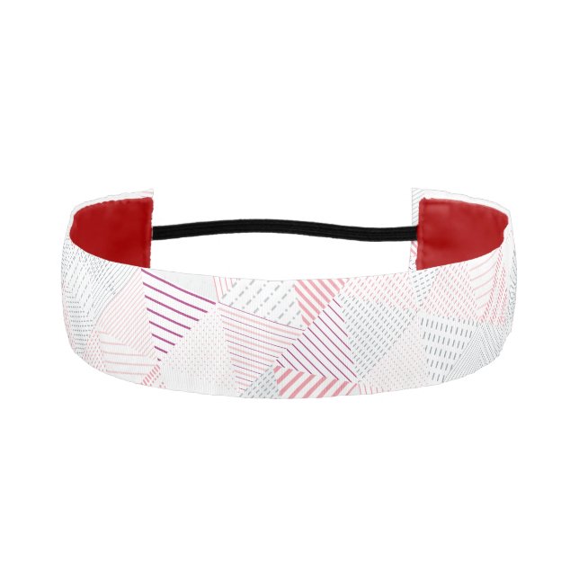 Cinta Para La Cabeza Patrón de triángulos 2 (Anverso)